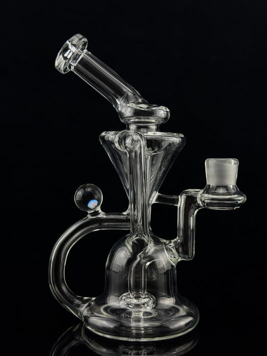 Recycler - 14mm Clear with Opal
