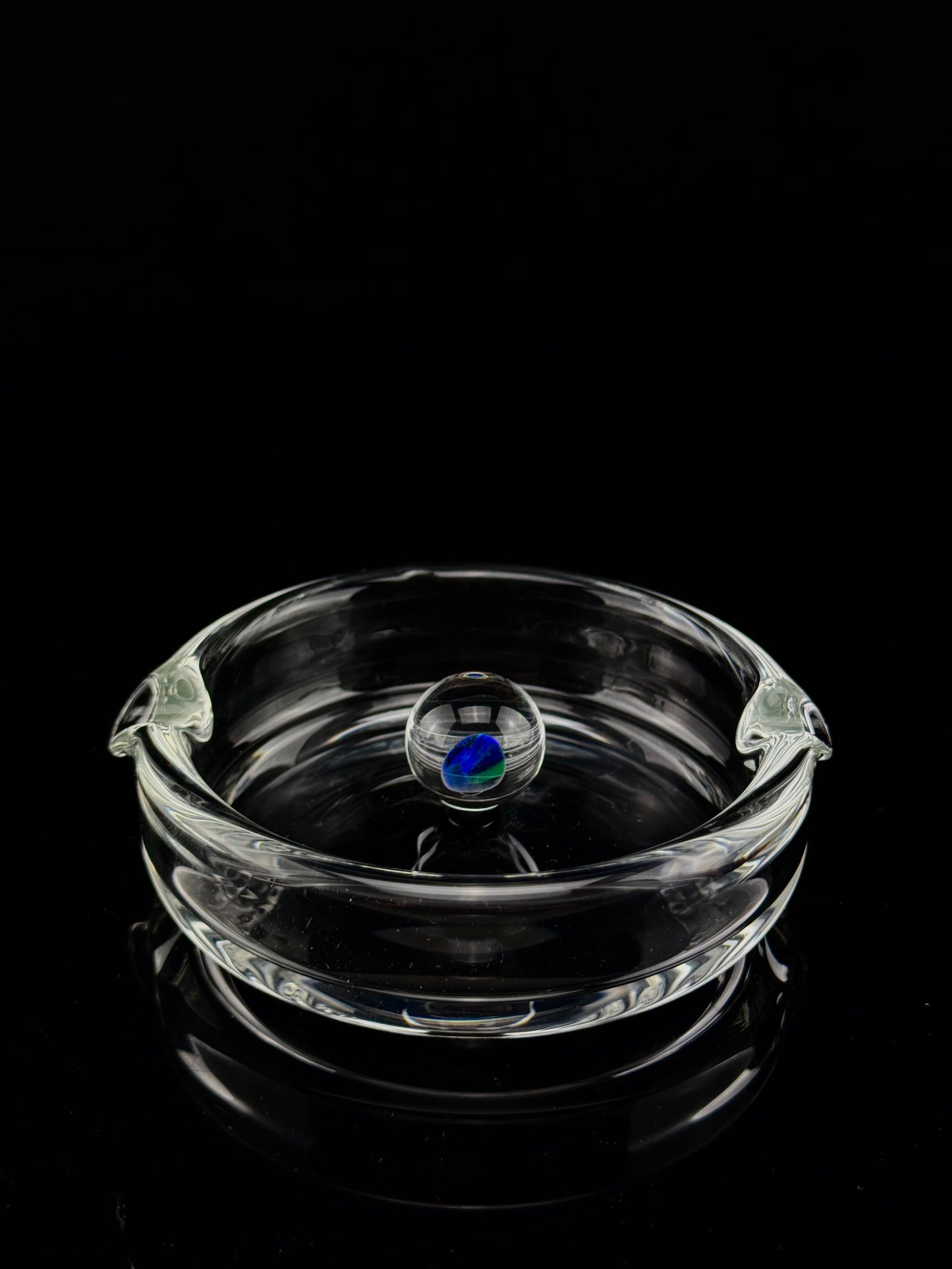 Ashtray - Clear with Opal